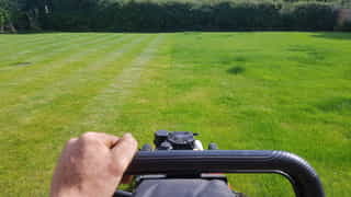 Lawn mowing in Hook Green