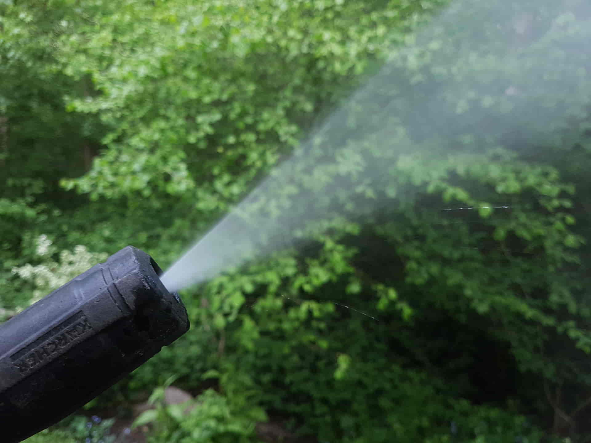 Pressure washing in Pembury