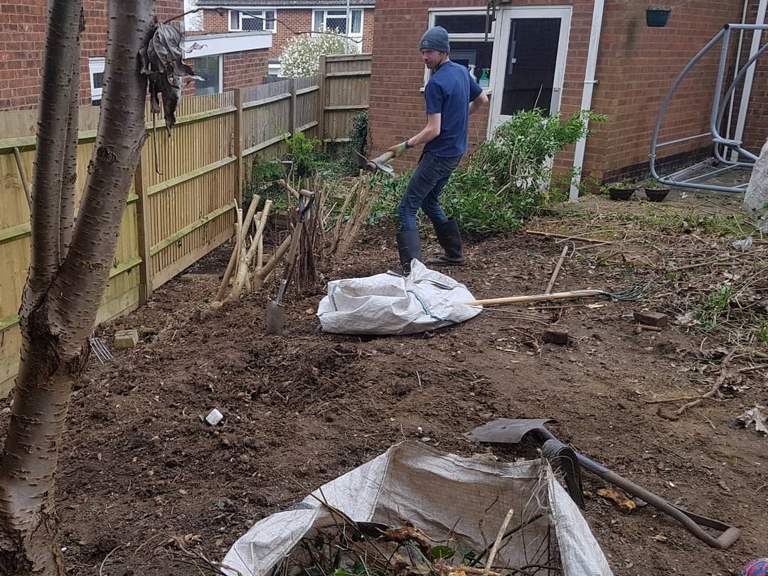 Garden clearance in Pembury